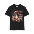 thumbnail image 4 of Boxer Merica Pop Art Unisex Softstyle T-Shirt, 4 of 10