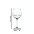 thumbnail image 5 of Spiegelau Style Burgundy Wine Glasses, Set of 4, European-Made Lead-Free Crystal, Classic Stemmed, Dishwasher Safe, Professional Quality Red Wine Glass Gift Set, 22.6 oz, 5 of 10