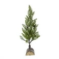 thumbnail image 5 of Homeluxe 13.5" Snow Flocked PVC Christmas Tree Set – 2pcs Wooden Base Decor for Holiday Home, 5 of 43
