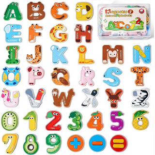 RetailDADDY Magnetic Writing Board With Alphabets & Numbers For