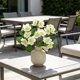 thumbnail image 4 of Ramo de hortensias artificiales para decoración de bodas y hogar | Arreglo floral de plástico realista para accesorios de fotografía, 4 of 6