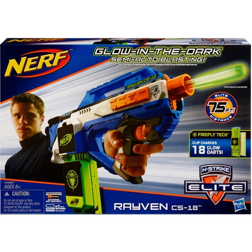Krudt Uforudsete omstændigheder Derfor NERF N-Strike Elite - RAYVEN CS-18 blaster - 18 darts - Walmart.com