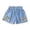 Blue C, variant on SROBPTY Teen Girls Summer Shorts Print Elastic Waist Breathable Denim Pants for 2-13Y