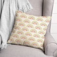 thumbnail image 3 of Creative Products Retro Color Rainbow  16x16 Spun Poly Pillow, 3 of 3