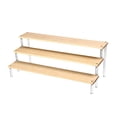 thumbnail image 2 of Clear Acrylic Display Riser Shelf Storage Organizer Jewellery Display 3 Tiers, 2 of 7