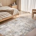 thumbnail image 3 of x Area Rug Living Room Rugs - Washable Neutral Modern Abstract Soft Thin Large Rug Indoor Floor No Slip Rug Carpet for Bedroom Under Dining Table Home Office Decor -, 3 of 8