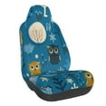 thumbnail image 1 of Fotbe Cute Colorful Owls And Trees Funda para Asiento de Auto con Estampado – Impermeable y Antisudor – Ajuste Universal, Lavable a Máquina, Antideslizante (1 Pieza), 1 of 5