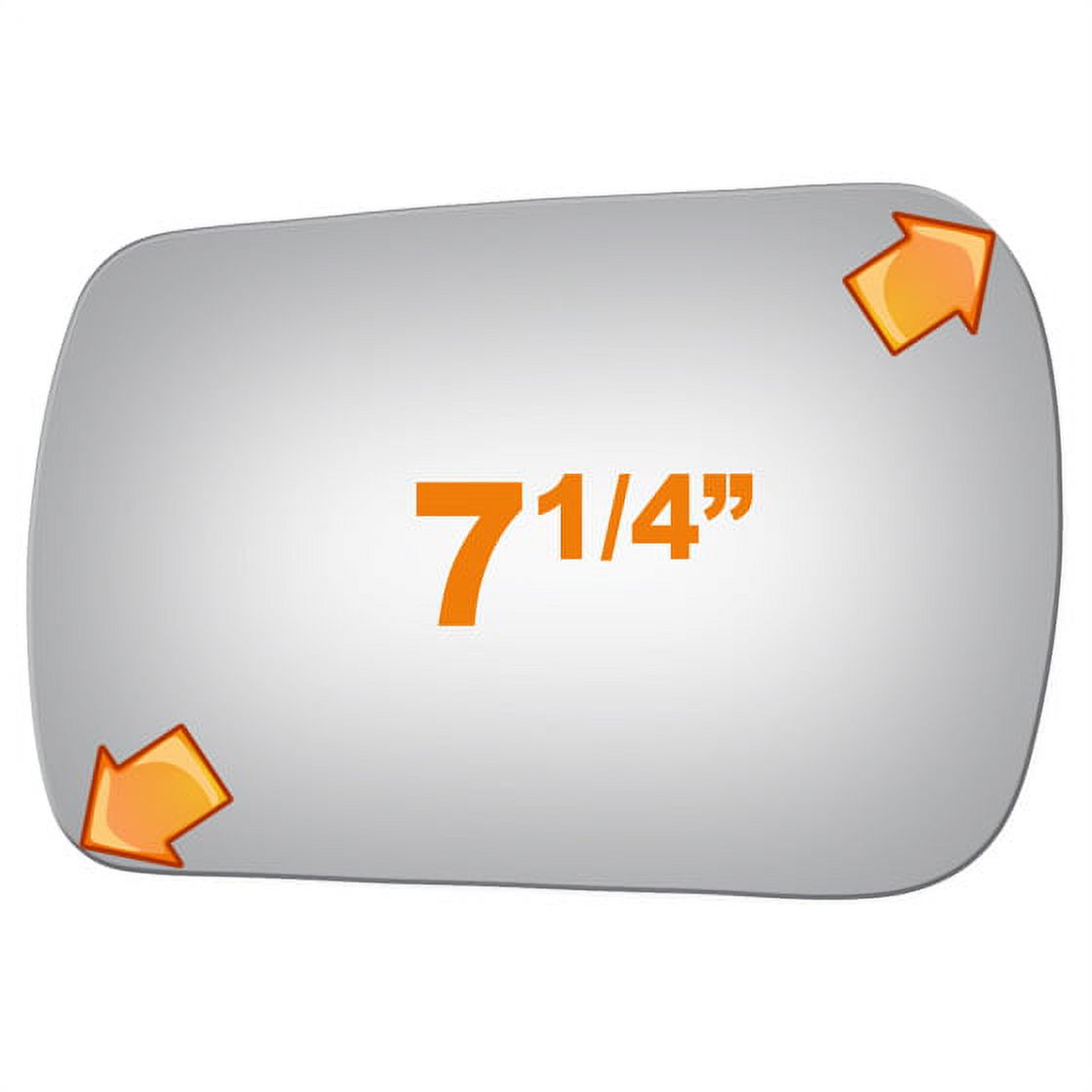 Burco Side View Mirror Replacement Glass - Clear Glass - 2761