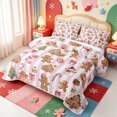 thumbnail image 3 of Manfei Cute Rustic Christmas Quilt Full,Farmhouse Bell Full Bedspread Sets,3-Piece,1 Coverlet and 2 Pillowcases, 3 of 7