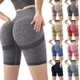 thumbnail image 4 of Women's High Waisted Seamless Biker Shorts Stretch Athletic Workout Yoga Shorts, 4 of 4