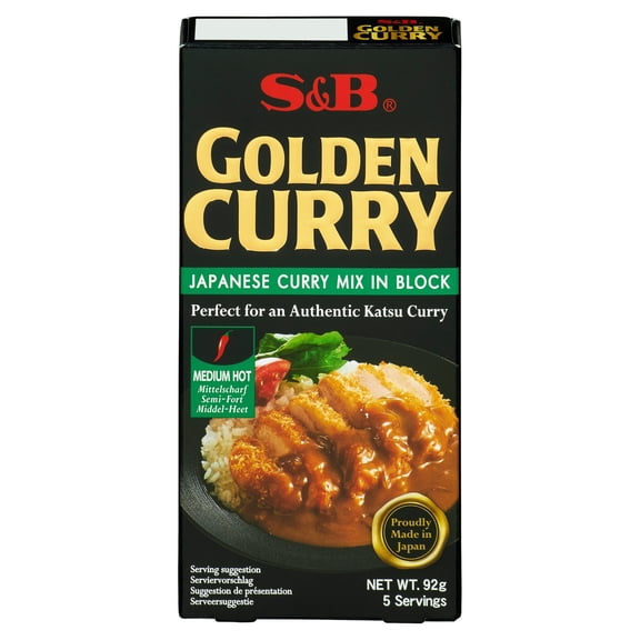 S&B GOLDEN CURRY 92G, Imported from Britain