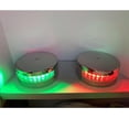 thumbnail image 2 of 1 Pair LED Deck Mount Bow Lights Lamp, Red and Green Lighting for, 2 of 10