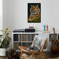 thumbnail image 4 of Art.com Tiger - Paper Mosaic Stretched Canvas Print Wall Art by Lantern Press, 24" x 36", 4 of 4