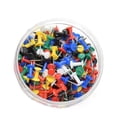 thumbnail image 4 of 500Pack Plastic+Steel Reusable Thumbtacks Anti-Rust Push Pins 23mm Thumb Tacks, 4 of 9