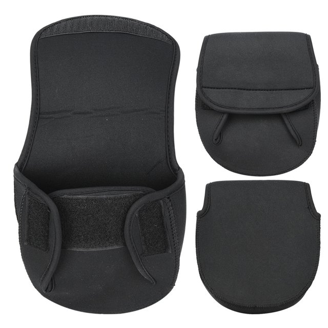 Bolsa de almacenamiento de carrete de pesca con diseño de orificio transpirable bolsa de carrete de pesca bolsa protectora de carrete de pesca giratoria SBR para carretes ANGGREK Otros