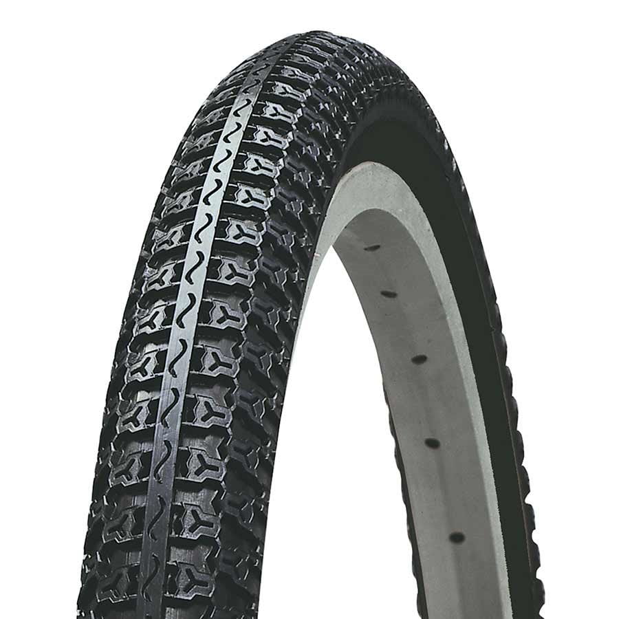 Duro Lowrider Bike Tire - 24 X 1.75 Inch Black/White Sidewall Cruiser Tire