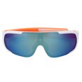 thumbnail image 2 of Gafas para deportes al aire libre Gafas de ciclismo a prueba de viento Gafas de sol para montañismo en bicicleta para mujeres y hombres (marco blanco naranja + lente dorada), 2 of 8
