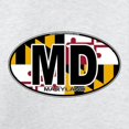 thumbnail image 3 of CafePress - Maryland MD Oval (W/Flag) Kids Sweatshirt - Kids Sweatshirt, Youth Crew Neck Sweatshirt, 3 of 4