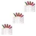 thumbnail image 1 of maskred 1/2/3/5 Gold Silver 3D Nail Sticker Geometric Stripe Line Strip Tips Manicure Silver F140 3PCS, 1 of 6