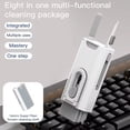 thumbnail image 4 of 8-in-1 Cleaning Kit With Keycap Puller Screen Brush Headphone Cleaning Pen Multifunctional Mobile Holder For Keyboard Tablets, 4 of 9