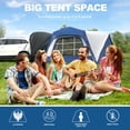 thumbnail image 5 of Lilypelle SUV Tent with Porch for Camping, 6-Person 10' x 10' Car Camping Tent w/ Screen House Room, Universal Waterproof SUV Camping Tent for Travel Camp Outdoor, 5 of 28