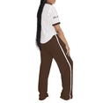 thumbnail image 2 of Lounge 2 Piece Sets for Women Summer Casual Outfits Jersey Shirts and High Waisted Pants Sets Brown M, 2 of 5