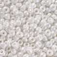 thumbnail image 2 of 8/0 Glass Seed Beads Opaque Colors Lustered Round Round Hole White 8/0 3mm Hole: 1mm 1111pcs/50g 50g/bag 18bags/2pounds, 2 of 5