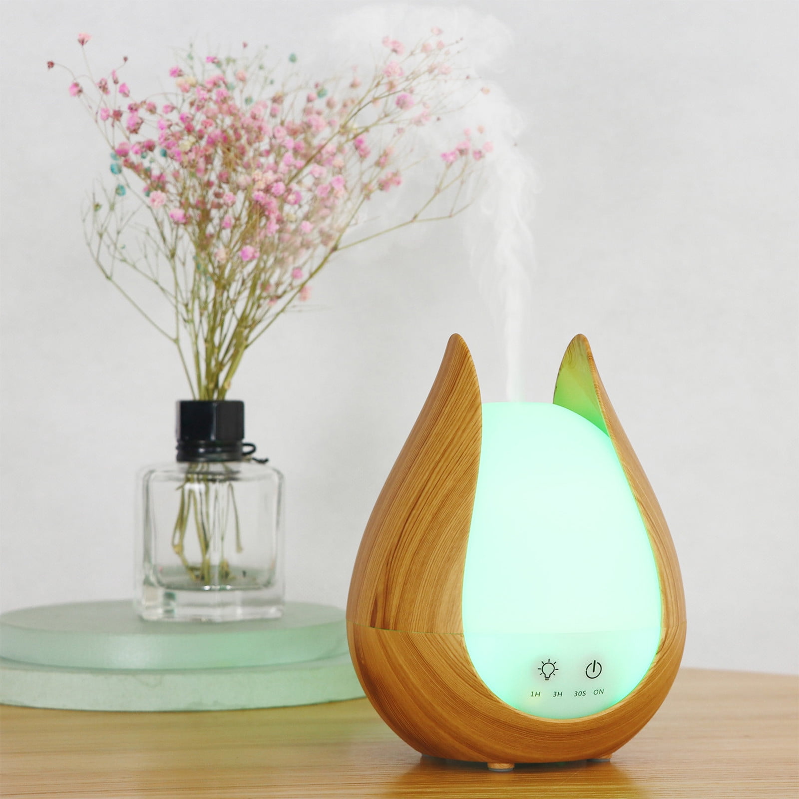 AZXY Cool Mist Humidifiers,Humidifiers for Bedroom,Cute Small Humidifier for Home Large Room with Lihgt,Quiet Aromatherapy Oil Diffuser Humidifier for Car Plants Desktop Kids Clearance