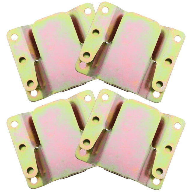 BESTYASH 4Jgo Sujetadores De Sofa Seccional De Hierro Color Dorado Profesional Y Para Casa