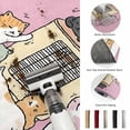 thumbnail image 5 of Area Rugs 5'x7', Pink Cute Cat Carpet Runner Indoor Outdoor Rugs Home Decor Aesthetic, Cartoon Funny Heater Cats Non Slip Mats Washable Accent Rug for Living Room Bedroom, 5 of 8