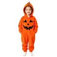 thumbnail image 2 of Grblisyd Boys Girls Jumpsuit Halloween Sleepwear Flannel Onesie Hooded Holiday Cozy Loungewear, 2 of 6