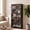 Black, variant on Avaloomia Home 328QT Storage Bins with Lids and Wheels, 4 Tier Plastic Collapsible Storage Cabinets with Magnetic Doors Closet Organizer and Storage for Bathroom Kitchen Living Room, White