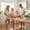 White, variant on Family Matching Pajamas Contrast Trim Short Sleeve Lapel Tops and Shorts Set Family Satin Sleepwear