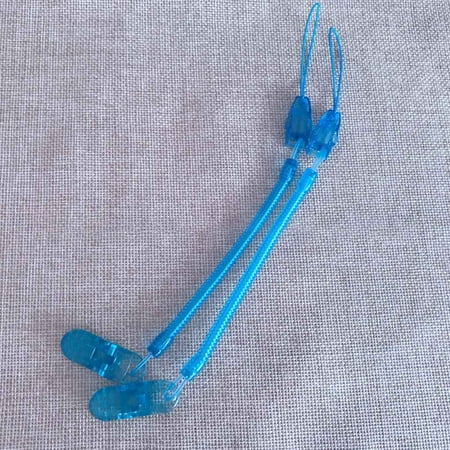 3pcs Baby Infant Newborn Toddler Spring Dummy Pacifier Soother Nipple Clip Chain Holder Strap