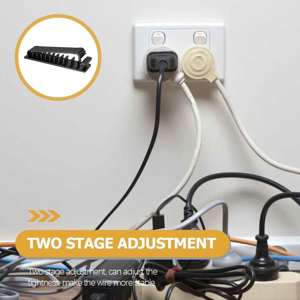 SOPOTUTU Cable Organizer Clips  Adhesive Cable Storage for Home 20Pcs