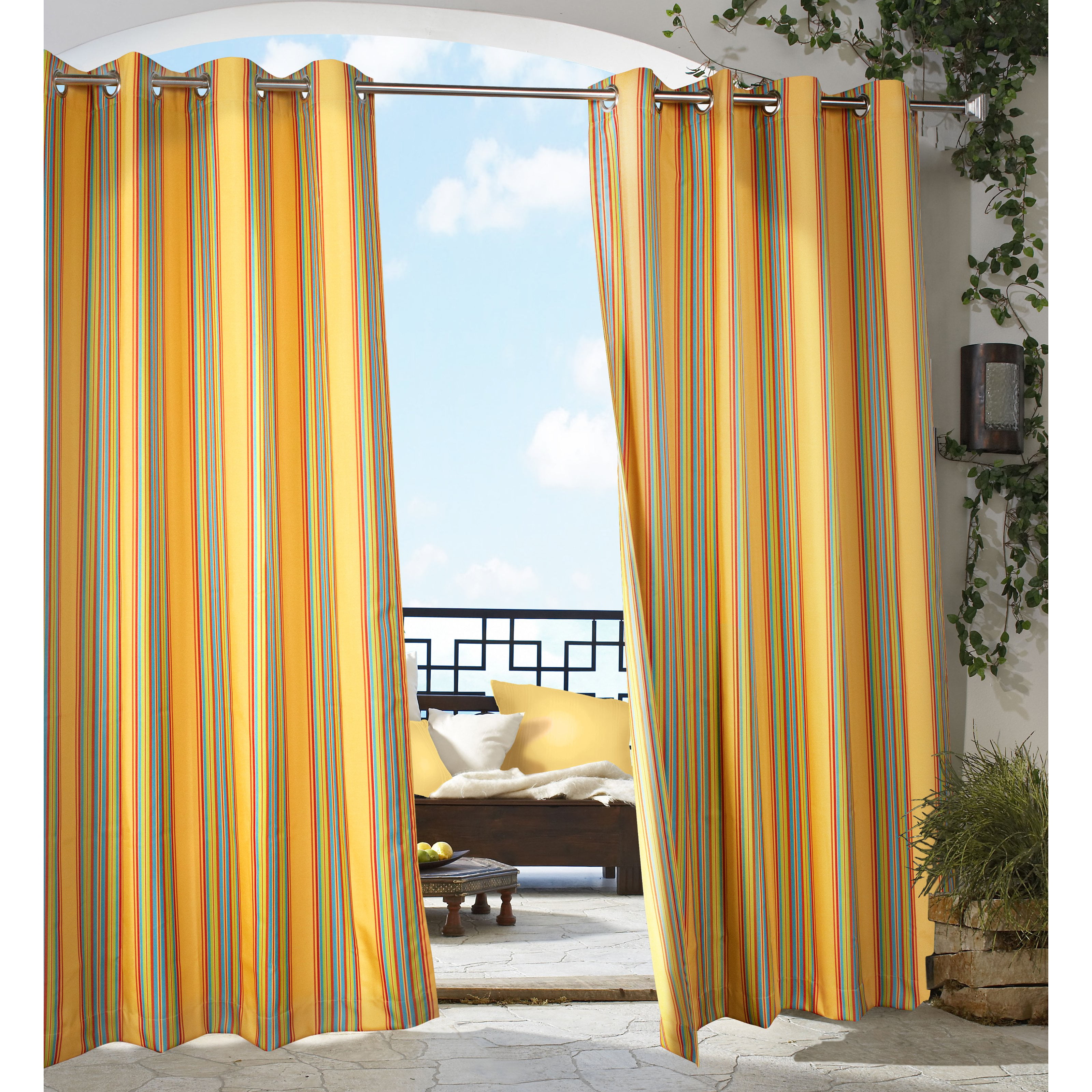 Commonwealth Outdoor Decor Gazebo Curtain Panel