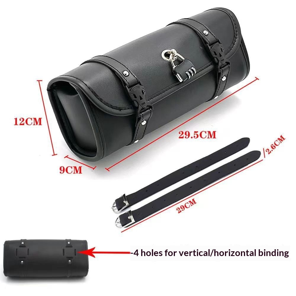 Motorcycle Fork Tool Bag Universal Roll Bag for Front Fork Handlebar Bar Storage Pouch Sportster Scooter