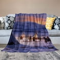 thumbnail image 2 of Creowell Teepees Mountains Snow Ideal Comfy Throw Blanket Super Soft Blanket for All Seasons 40x50in, 2 of 6