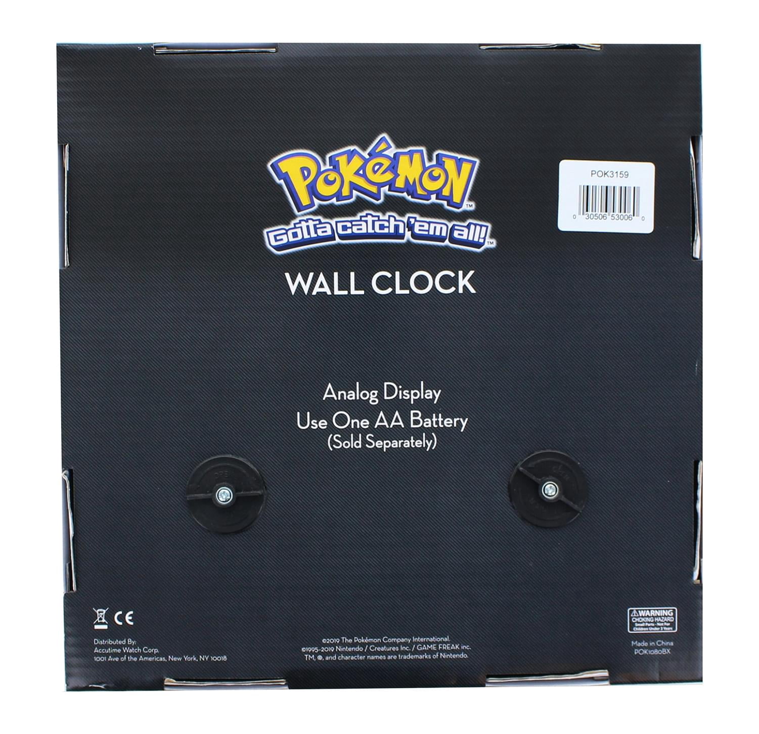 Pokemon Playful Pikachu 9.5 Wall Clock