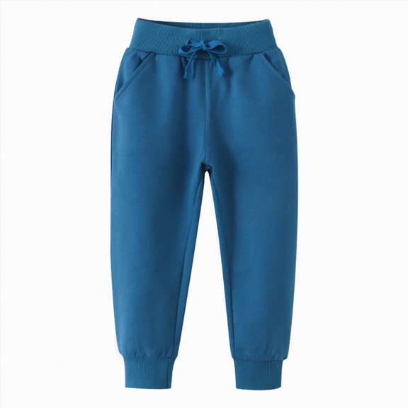 Gibobby Boys Pants Toddler Pants Sweatpants 2T 3T 4T 5T 6T 7T Boys Soft Joggers Athletic Pull On Sweat Pants With Pockets For Kids Clothes Boys Athletic Pants(5 Years,Blue)