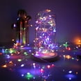 thumbnail image 4 of DYstyle LED Fairy String Lights Micro Starry String Light Battery Operated Waterproof Silver Wire Pink Blue Fairy Lights Indoor Decoration for Bedroom Christmas Home Party Wedding Decorations, 4 of 4