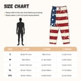 thumbnail image 3 of Yiaed Vintage American Flag Print Womens Lounge Pants, Loose PJ Bottoms, Long Pajama Pants for Women-Small, 3 of 6