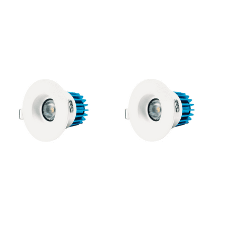 

Rayhil Sonic 9W 2.5 Round Recessed LED Downlight with Junction Box 3500K Soft White - 2 Pack