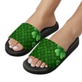 thumbnail image 5 of GZHJMY Stylish Slides for Women Men, St Patrick's Day Shamrock Soft Flexible Slip-on Sandals Slippers, 5 of 7