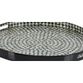 thumbnail image 3 of Deco 79 Tray 24""L x 24""W x 3""H Dark Brown, 3 of 4