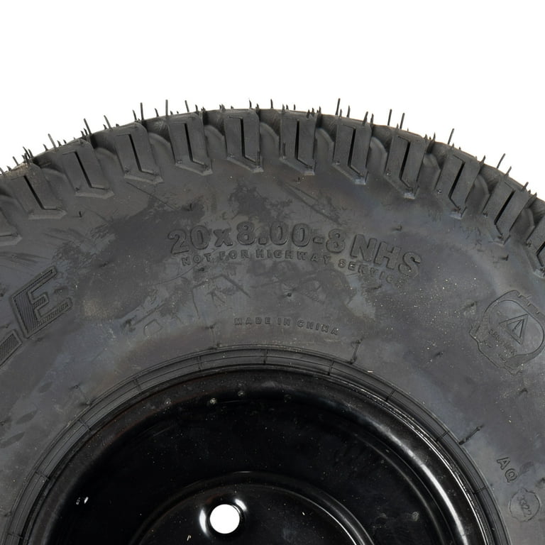 CUB CADET 634Z07264-0637 Powder Black Complete Wheel 20x8-8