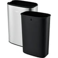 thumbnail image 7 of Global Industrial 641443SS 12 gal Stainless Steel Slim Open Top Trash Can, 7 of 7