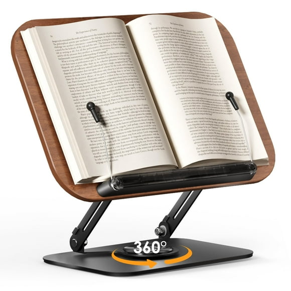Soporte para libros SuperDesk ajustable con rotación de 360°