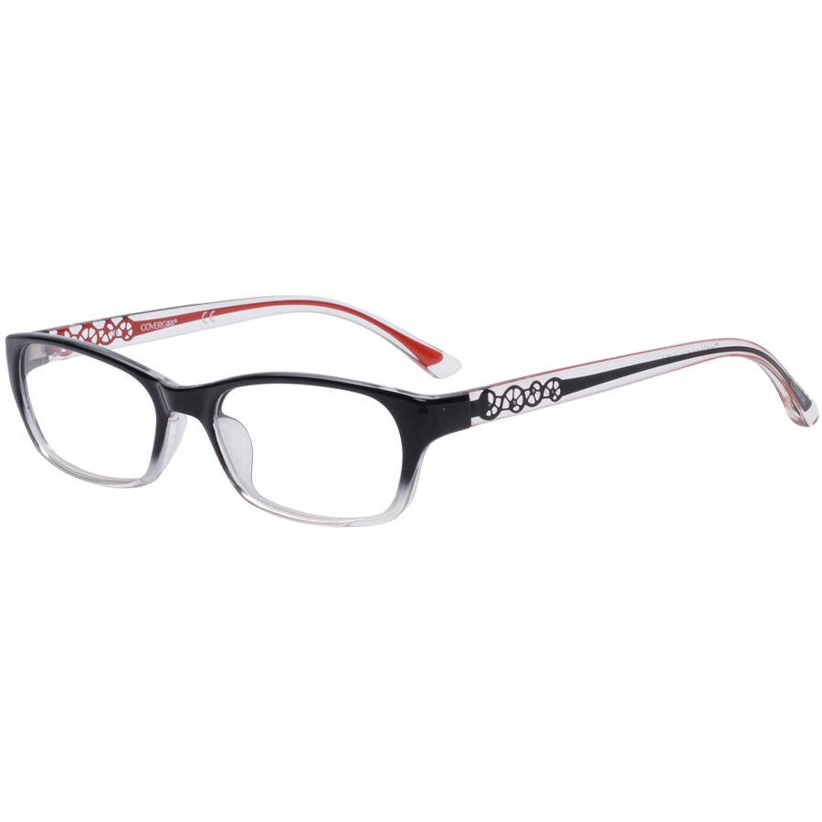 COVERGIRL Women's Eyeglass Frames, Black/Red