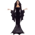 thumbnail image 2 of Disfraces de Halloween 2024 S-XL Disfraz de novia fantasma bruja murciélago de Halloween Vestido de mascarada de vampiro bruja gótica Ropa de actuación, 2 of 4